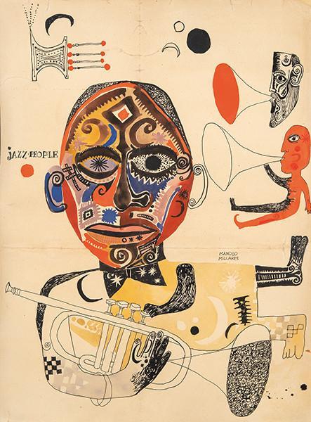  MANOLO MILLARES + JOHN CARLIS - Sin título