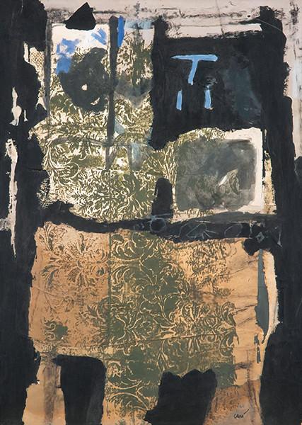 ANTONI CLAVE - Tableau a trois pattes