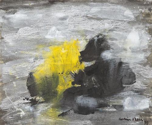  ROMÁN VALLÉS - Composición en amarillo