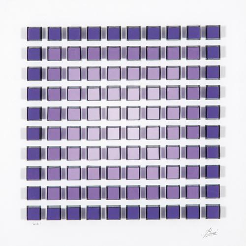  JULIO BAUZA - Lilas. Serie Geometrías cromáticas