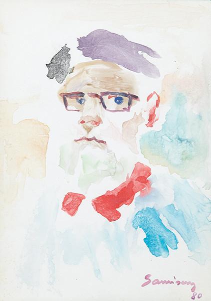  RAMÓN SANVISENS - Autorretrato