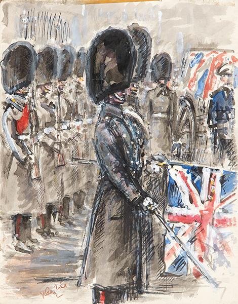 JOSÉ LUIS REY VILA - Guardia Real. Inglaterra