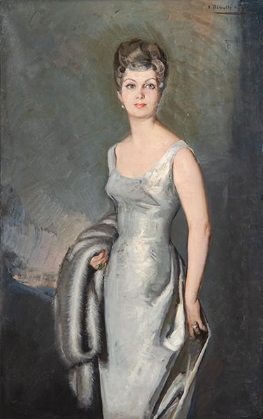 FELIX REVELLO DE TORO - Retrato de Carmen Menéndez