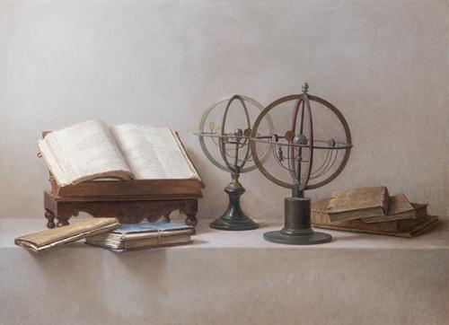  RICARDO SANJUAN - Esferas armilares con libros
