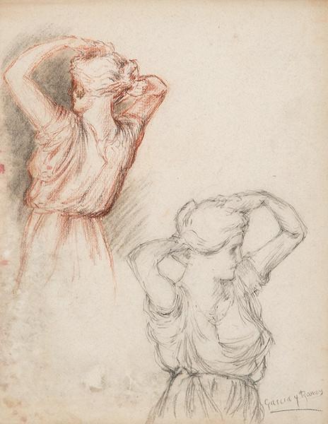  JOSÉ GARCÍA Y RAMOS - Mujer peinándose