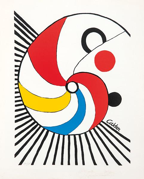  ALEXANDER CALDER - Espiral Multicolor