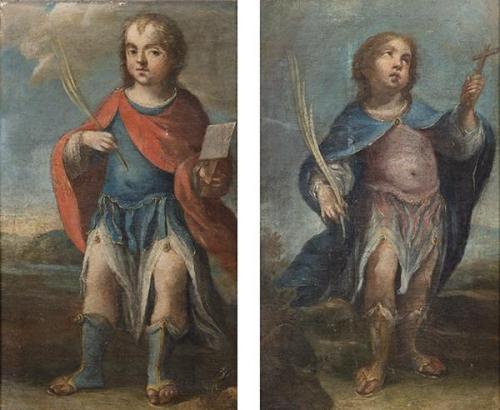  ESCUELA SEVILLANA S. XVIII - Santos Justo y Pastor