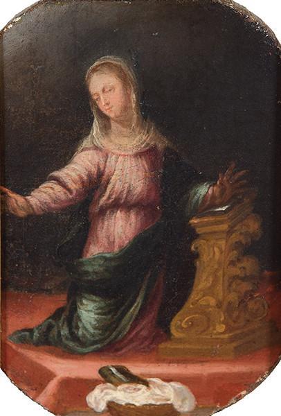  ESCUELA SEVILLANA S. XVII - Virgen de la Anunciación