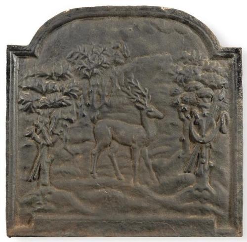  Placa de chimenea de hierro colado S. XVIII.