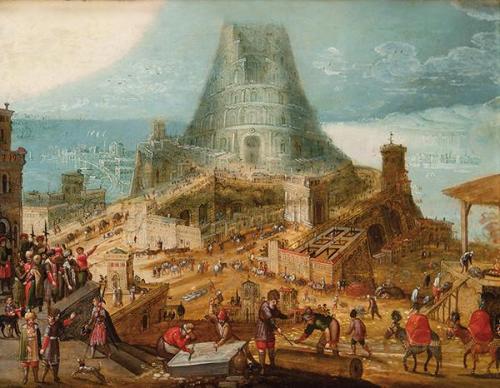  SEGUIDOR DE HENDRICK VAN CLEVE III S. XVI - Torre de Babel