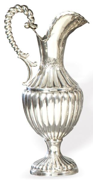  Jarra de plata española punzonada 1ª Ley.