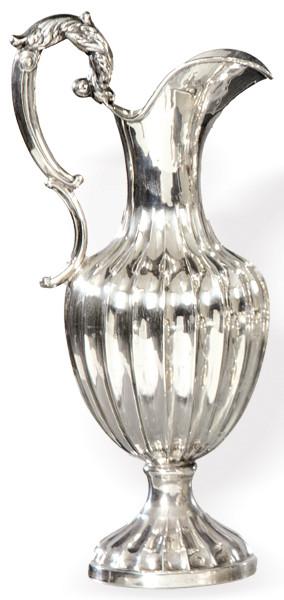  Jarra de plata española punzonada 1ª Ley.