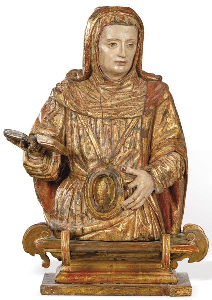 Busto relicario de Santa Ana