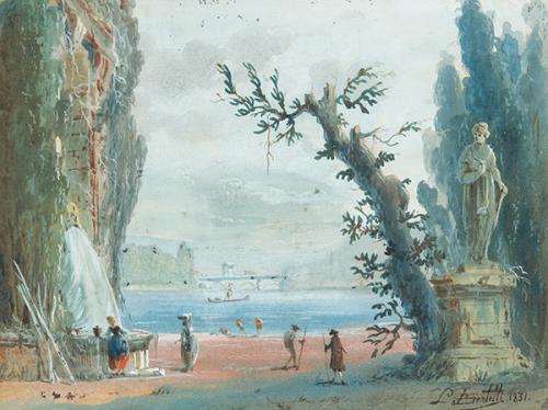 ESCUELA ITALIANA - Vista del Lago de Como