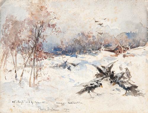 PAOLO SALA - Paisaje invernal