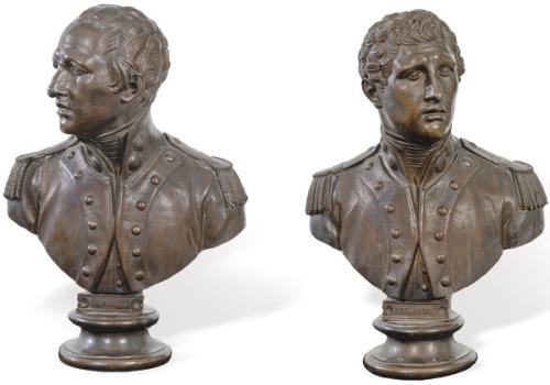 Pareja de bustos de Daoiz y Velarde