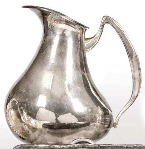 Jarra de plata española punzonada 1ª Ley.