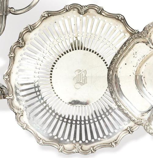  Salva circular de alero calado Ley Sterling.