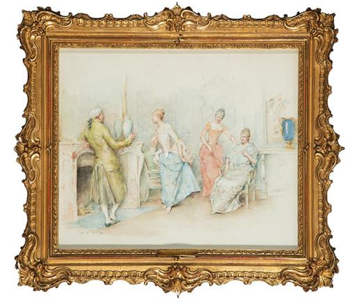 JUAN ANTONIO GONZALEZ - Escena de salón