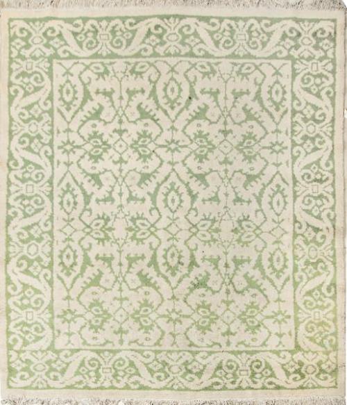  Alfombra española en lana de la Fundación de Gremios, diseño Cuenca sobre cartón de Alcaraz.