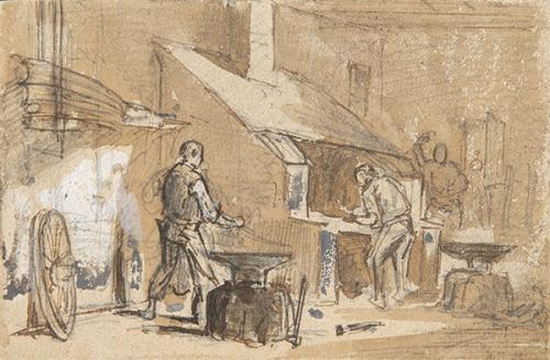 ESCUELA ESPAÑOLA S. XIX - La forja