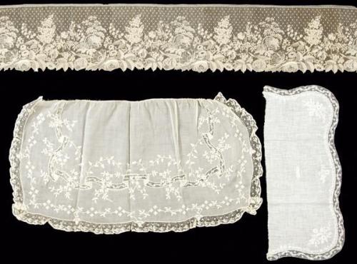  Encaje Point d'Alenzon (Siglo XVIII. 1º tercio) y vestidura de cuna