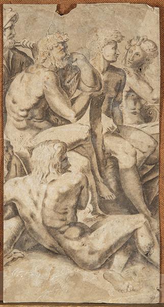 ESCUELA ITALIANA S. XVII - S. XVIII - Escena mitológica