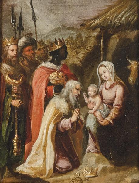 FRANCISCO ANTOLINEZ Y SARABIA - Adoración de los Reyes Magos