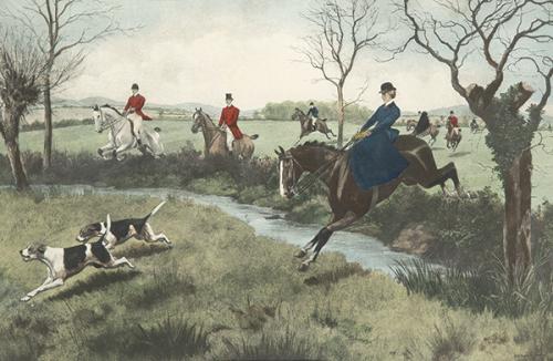 GEORGE DERVILLE ROWLANDSON - La caza del zorro