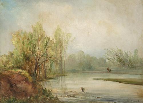 RAMÓN MARTÍ ALSINA - Paisaje de la marisma de Argentona