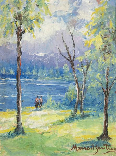 MANUEL DE ASSUNÇAO SANTIAGO - Paseo por el lago