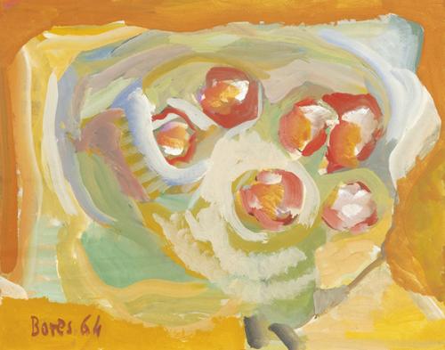 FRANCISCO BORES - Naturaleza muerta con manzanas