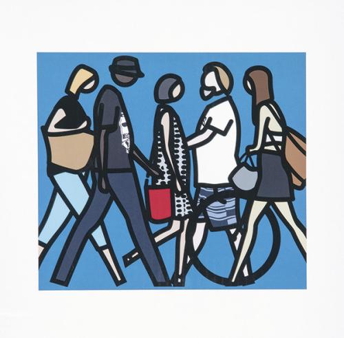 JULIAN OPIE - Walking in Melbourne 1