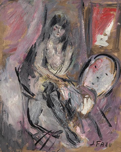 JOSÉ FRAU - Desnudo ante el espejo