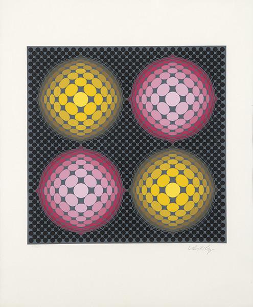 VICTOR VASARELY - Metagalaxie