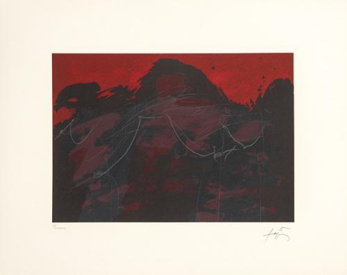 ANTONI TÀPIES - Paisatge (U no és ningú)