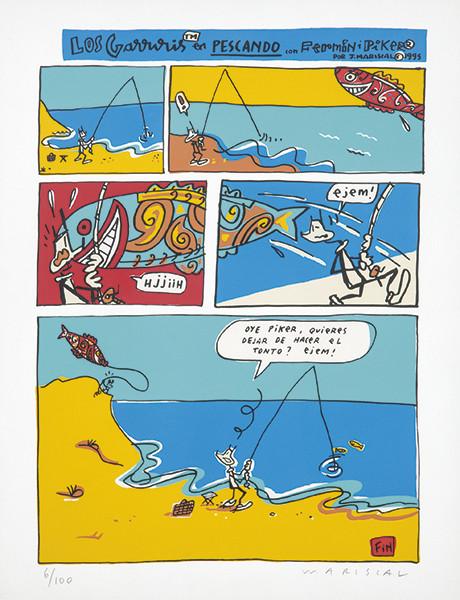 JAVIER MARISCAL - Los Garriris pescando