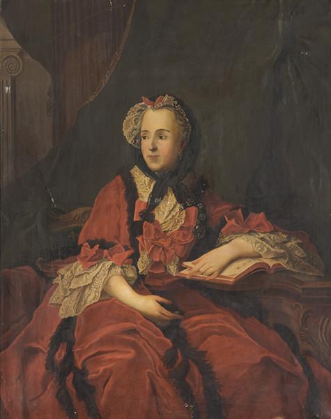 COPIA DE JEAN-MARC NATIIER S. XIX-XX - Retrato de Madame Maria Leszczynska