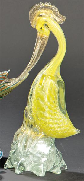  Garza de cristal amarilla