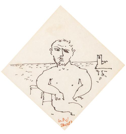  GUILLERMO PEREZ VILLALTA - Desnudo en el mar