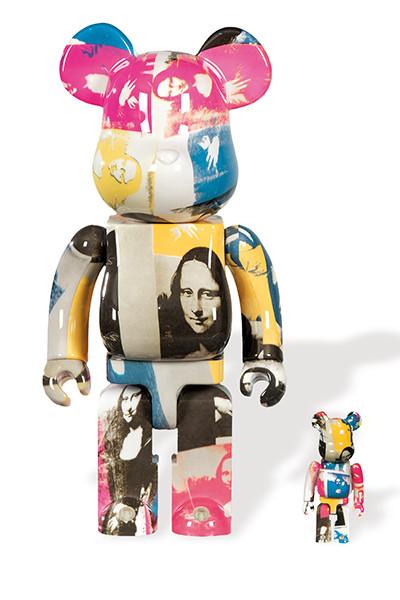 Lote 1289MEDICOM TOY - Bearbrick Andy Warhol (400% & 100%)