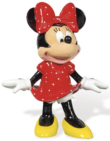  "Minnie Mouse" en resina policromada.