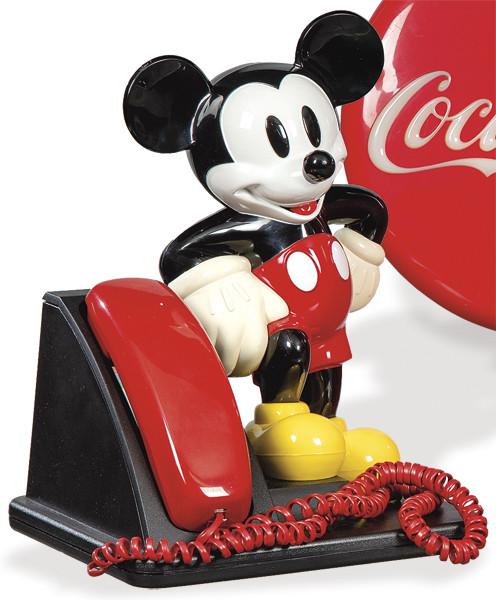  Teléfonoi de Mickey Mouse en funcionamiento h. 1980