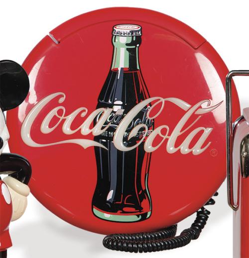  Teléfono Coca-Cola de colgar o de mesa de Coca-Cola Brand Telephone 1997.