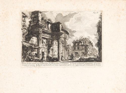 GIOVANNI BATTISTA PIRANESI - Veduta di altri avanzi del predetto Foro di Nerva detti le Colonnacce