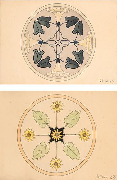  JUGENDSTIL - Diseño para tondo