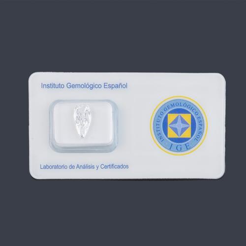  Diamante talla perilla 1,80 ct D Vvs1 con certificado