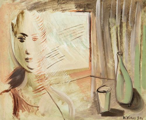 HERNANDO VIÑES - Composiciò amb figura