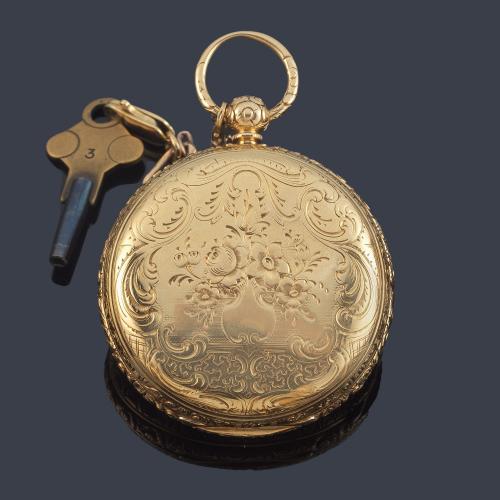 ADAMS London, reloj lepín catalina con caja en oro amarillo de 18 K.