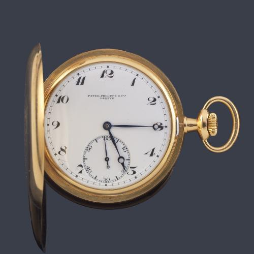 PATEK PHILIPPE caja nº 285794, movimiento nº190806, reloj saboneta con caja en oro amarillo de 18 K.